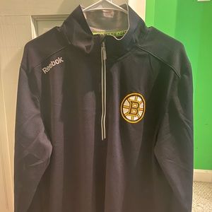 Boston Bruins Reebok Quarter Zip